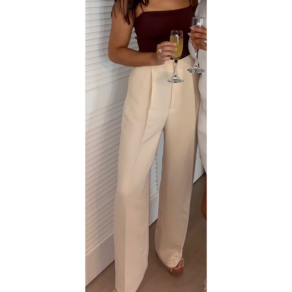 Zara Full Length Pants - Zara High Waisted Trousers